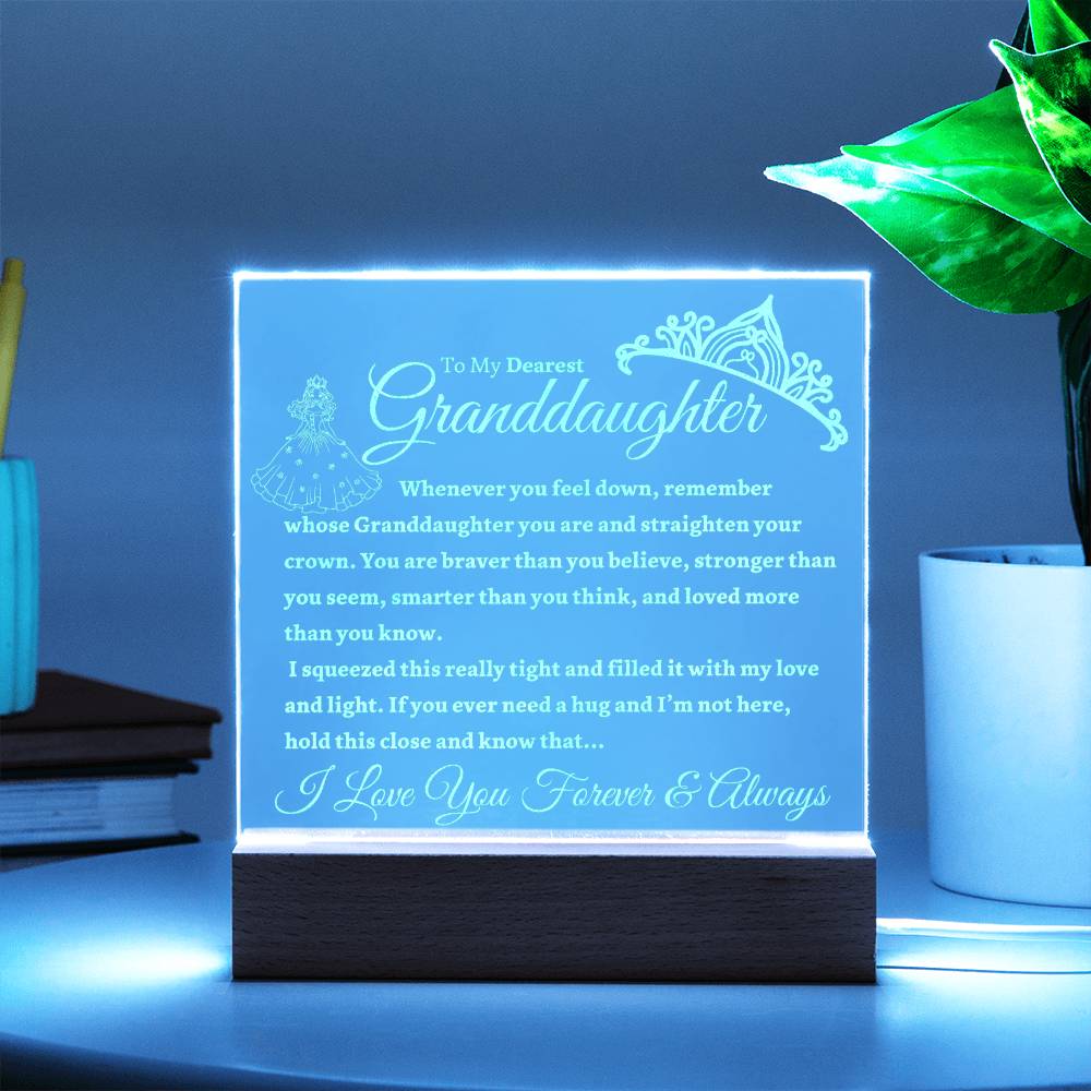 Beautiful "Little Princess" Acrylic Night Light
