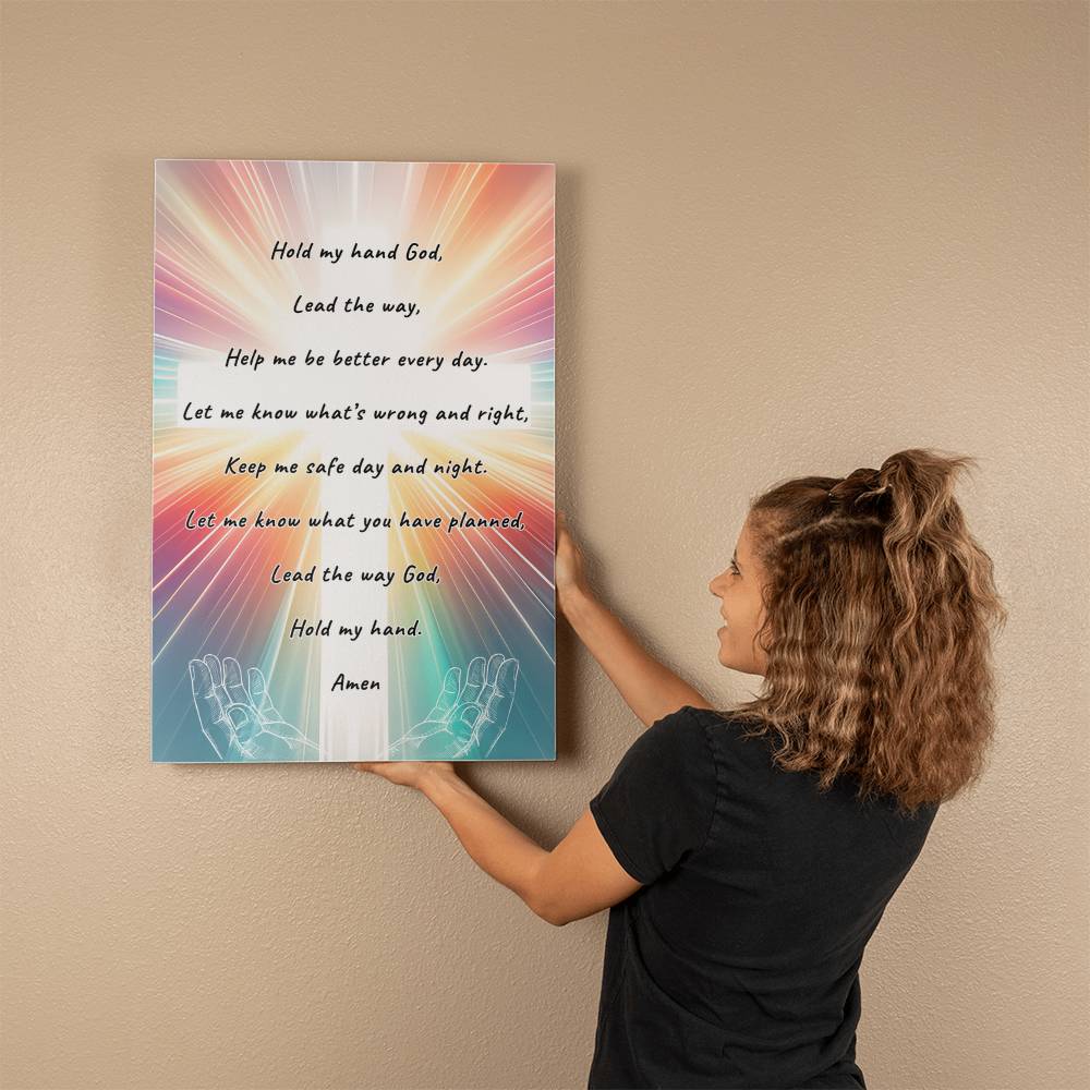 Christian Child's Prayer Gallery Wrapped Canvas Wall Art