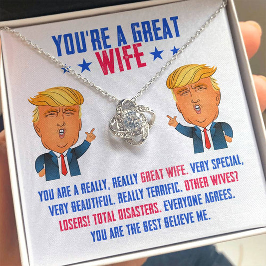 [Limited Edition] Trump Wife LoveKnot Necklace