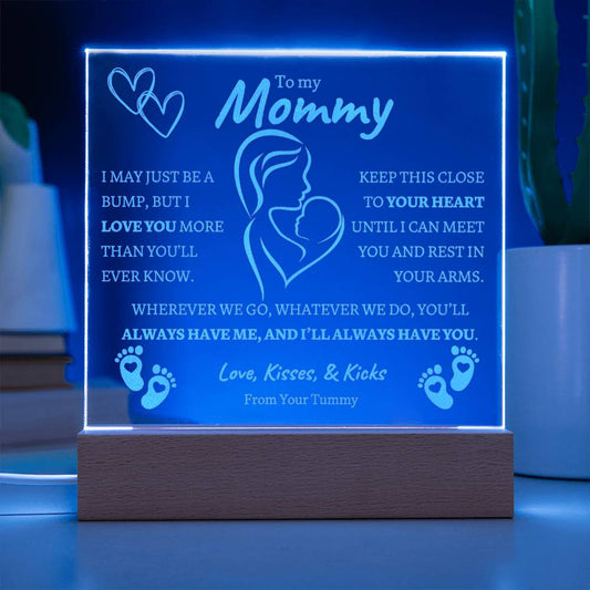 Baby Gift To Mom "You'll Always Have Me" Baby's First Night Light