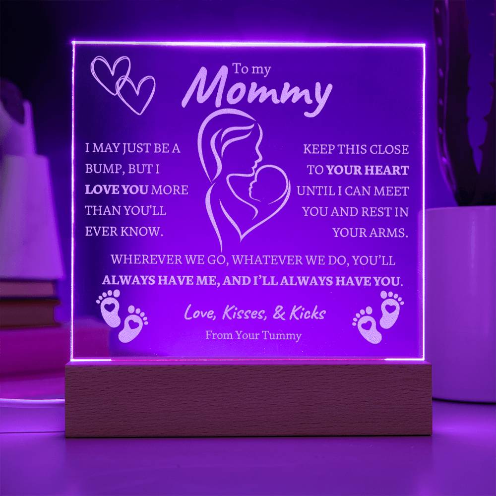 Baby Gift To Mom "You'll Always Have Me" Baby's First Night Light