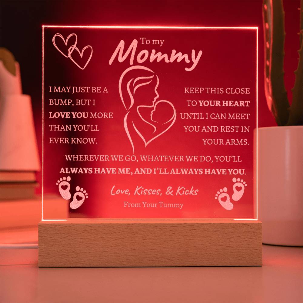 Baby Gift To Mom "You'll Always Have Me" Baby's First Night Light