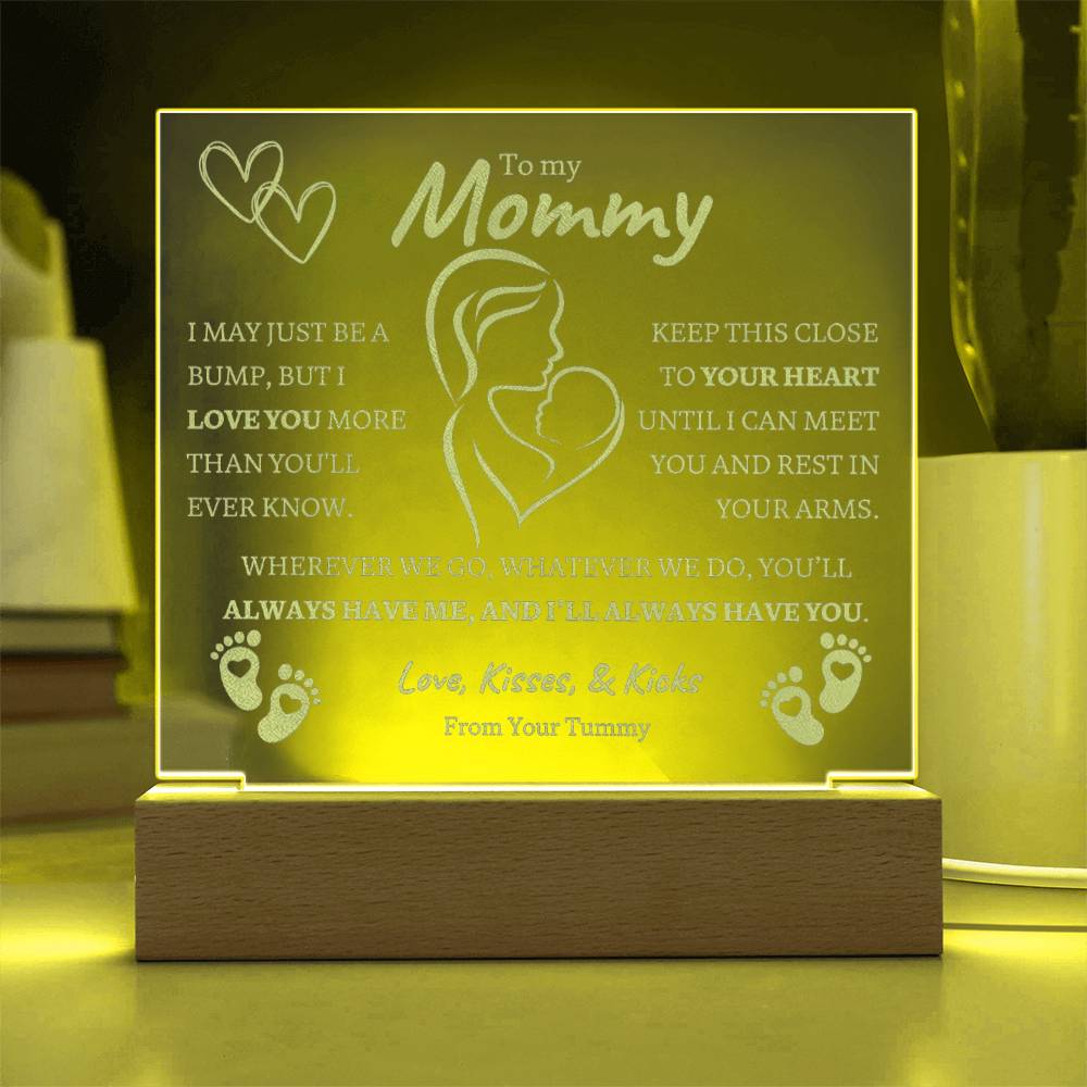 Baby Gift To Mom "You'll Always Have Me" Baby's First Night Light