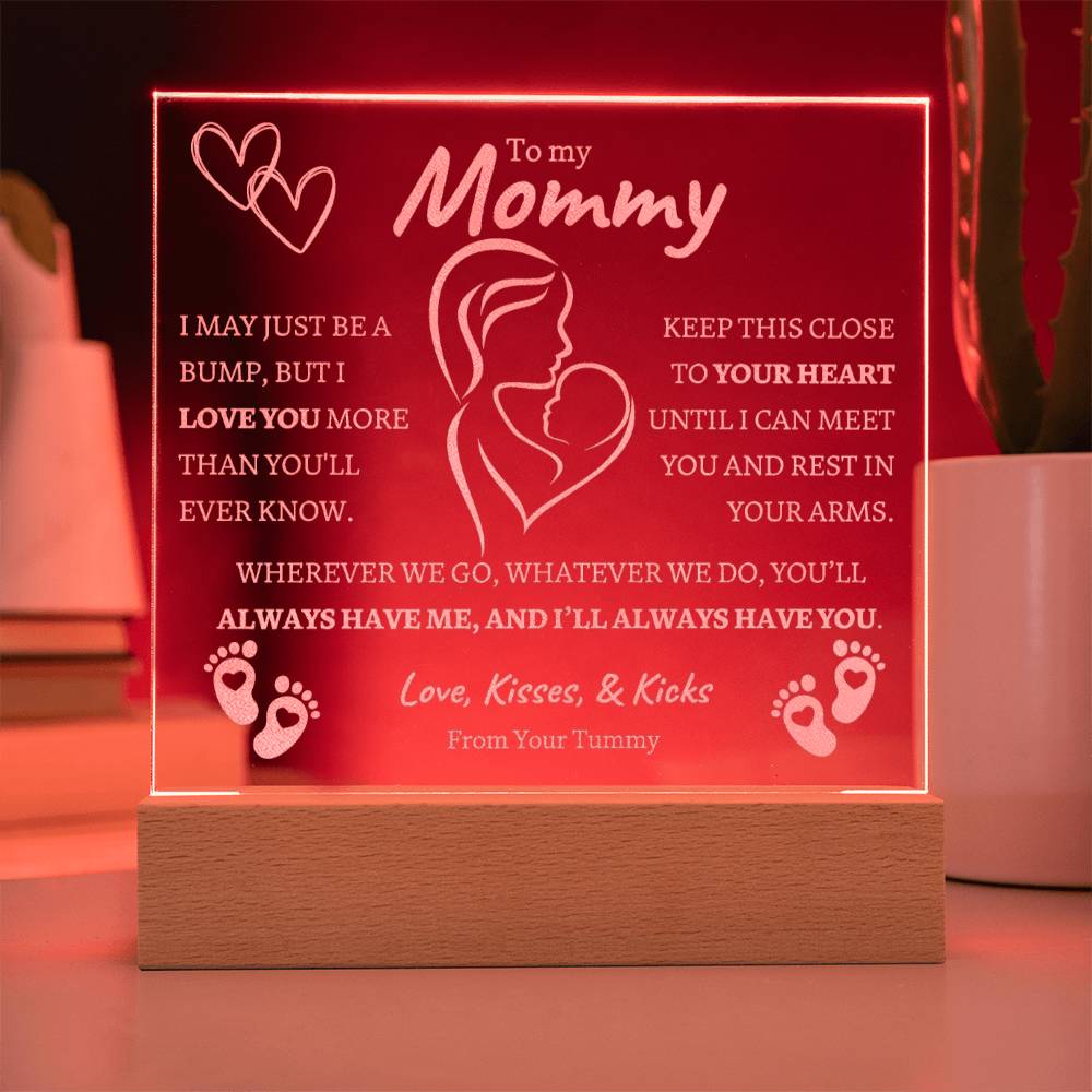 Baby Gift To Mom "You'll Always Have Me" Baby's First Night Light