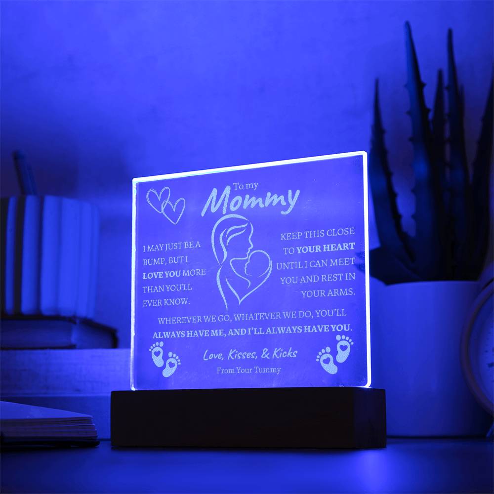 Baby Gift To Mom "You'll Always Have Me" Baby's First Night Light