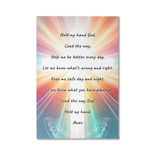 Christian Child's Prayer Gallery Wrapped Canvas Wall Art